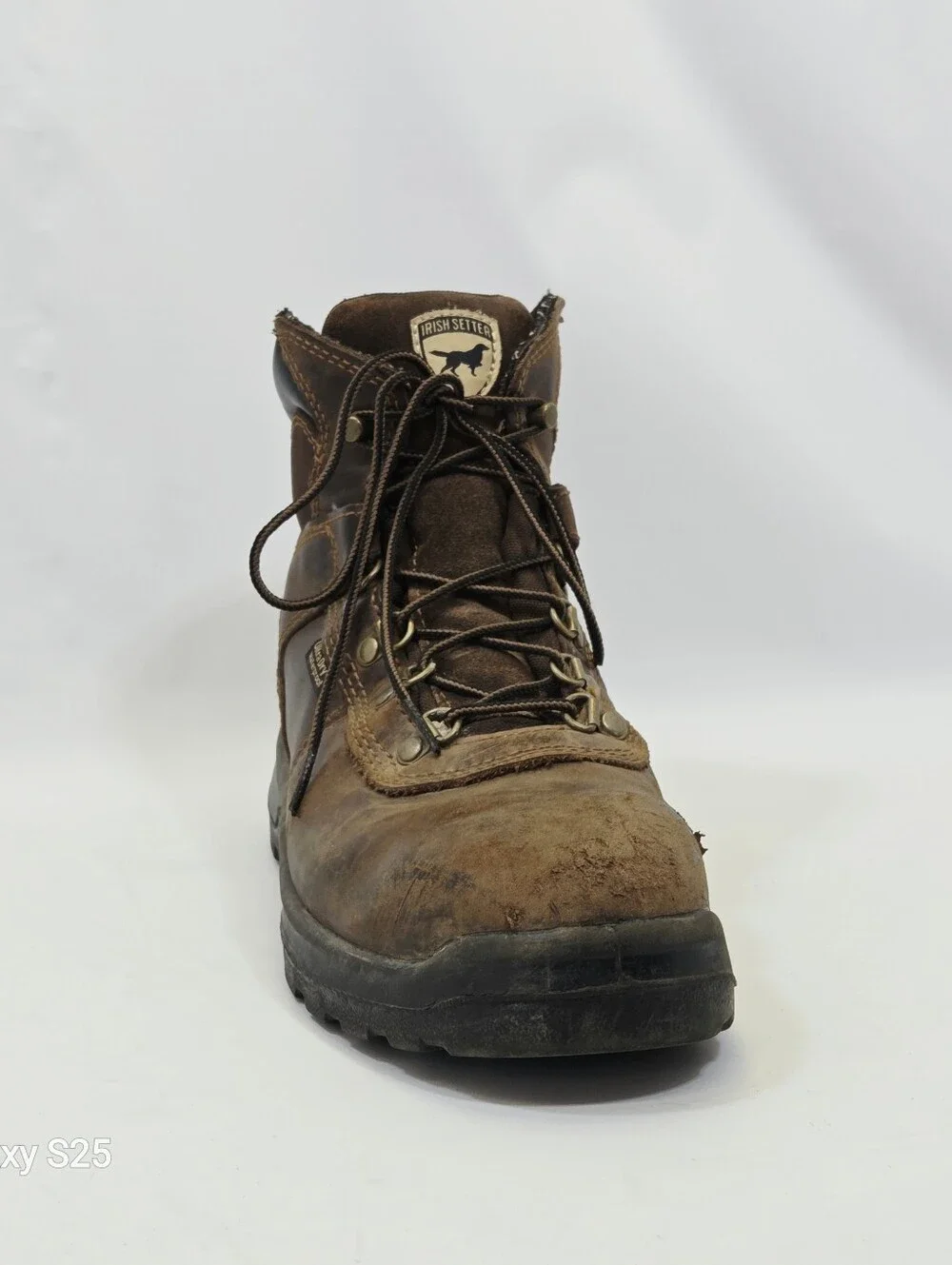 Irish Setter Steel Toe Waterproof Leather Work Boots Men’s 8.5 EE